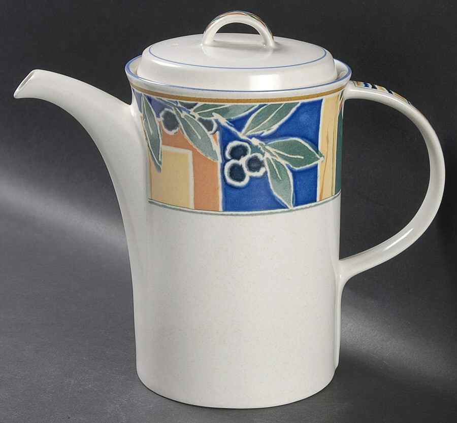 Olive Grove Coffee Pot & Lid by Mikasa-1