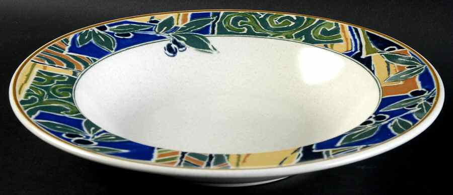 Olive Grove Rim Soup Bowl by Mikasa-1