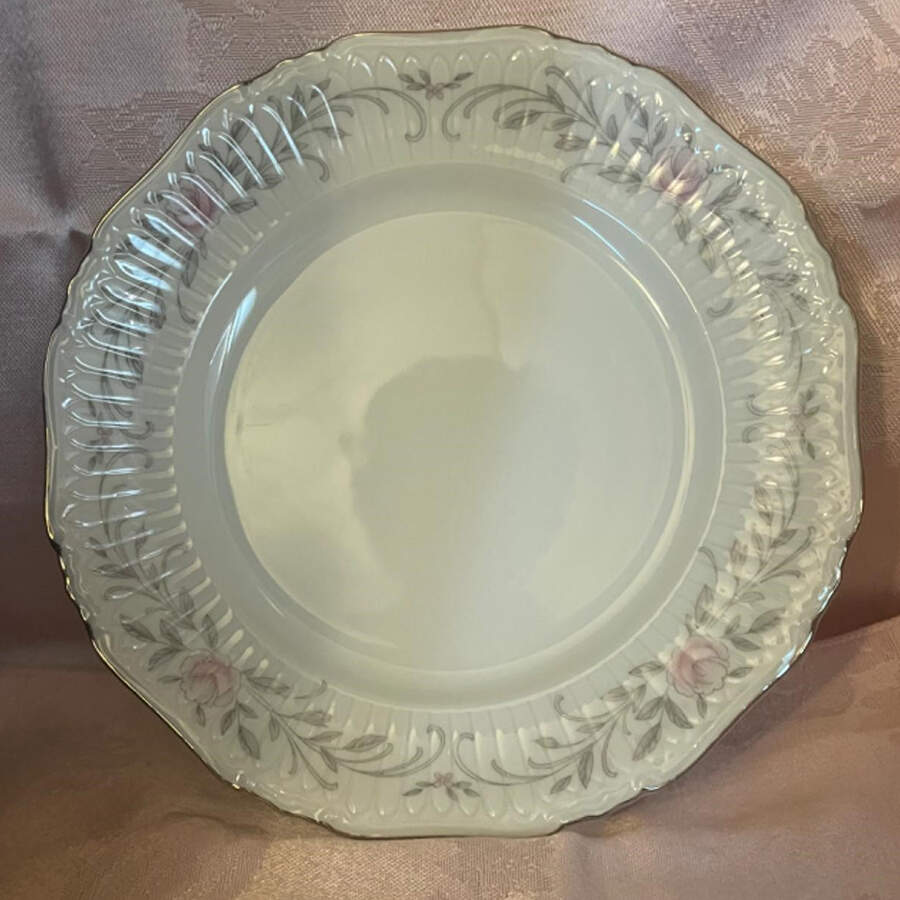 Old Orchid Cake Plate by Mikasa-1