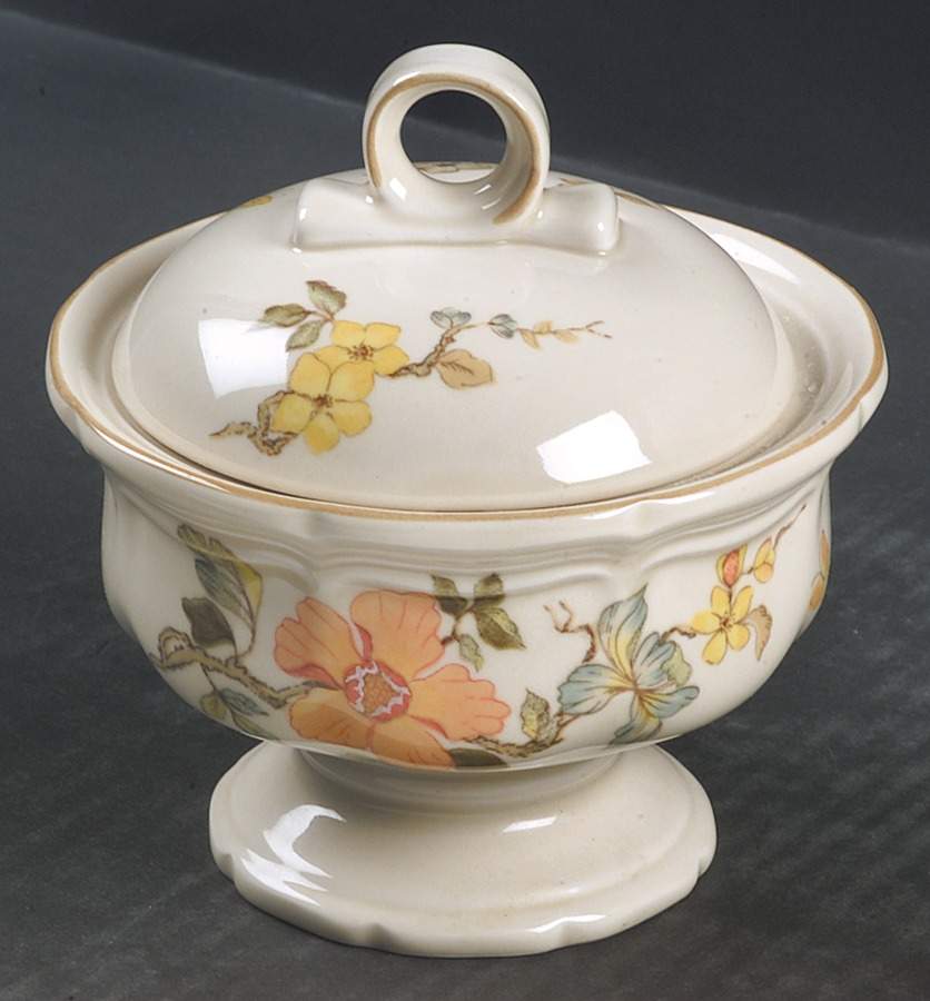 Olde Tapestry Sugar Bowl & Lid by Mikasa-1