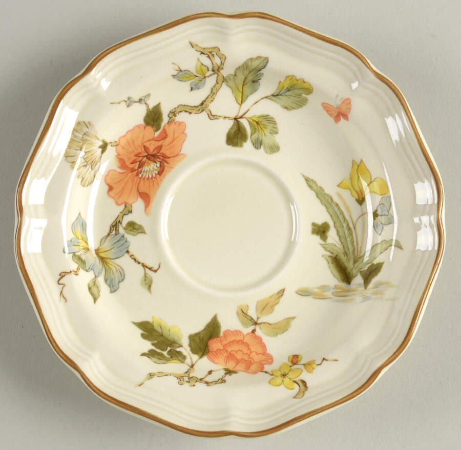 Olde Tapestry Saucer by Mikasa-1