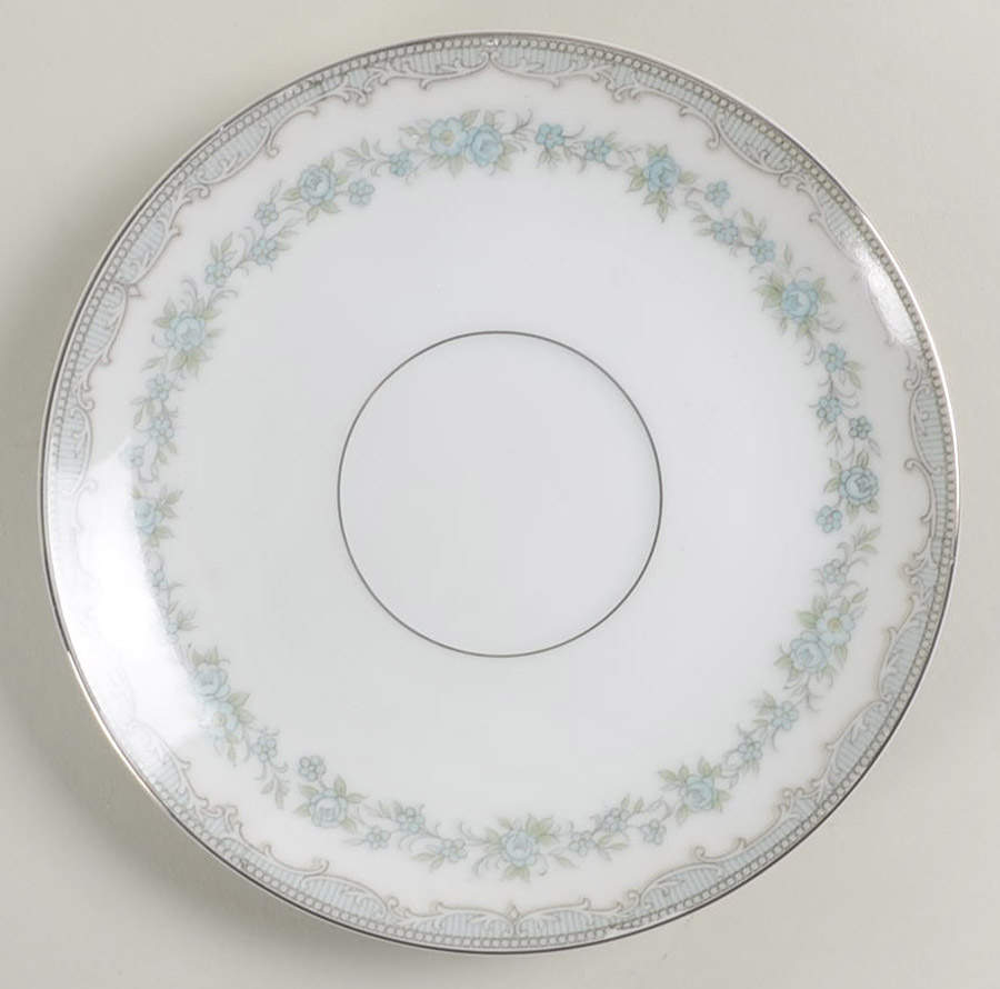 Olympia (Blue Floral Desgn) Saucer by Mikasa-1