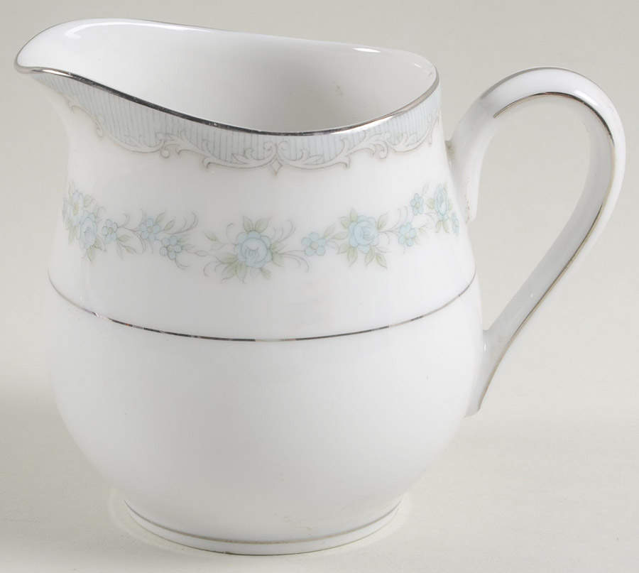 Olympia (Blue Floral Desgn) Creamer by Mikasa-1