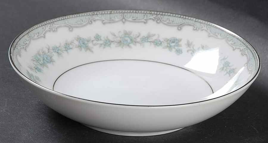 Olympia (Blue Floral Desgn) Fruit/Dessert (Sauce) Bowl by Mikasa-1