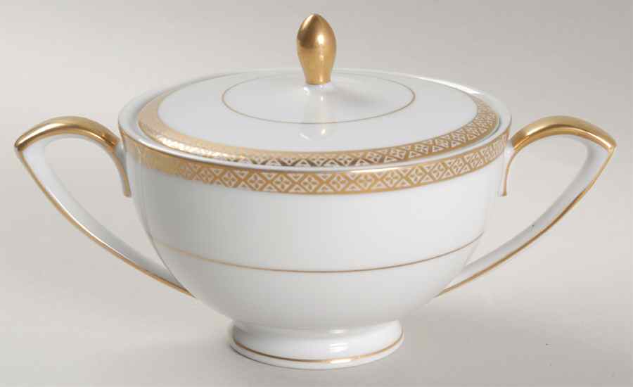 Olympus Sugar Bowl & Lid by Mikasa-1
