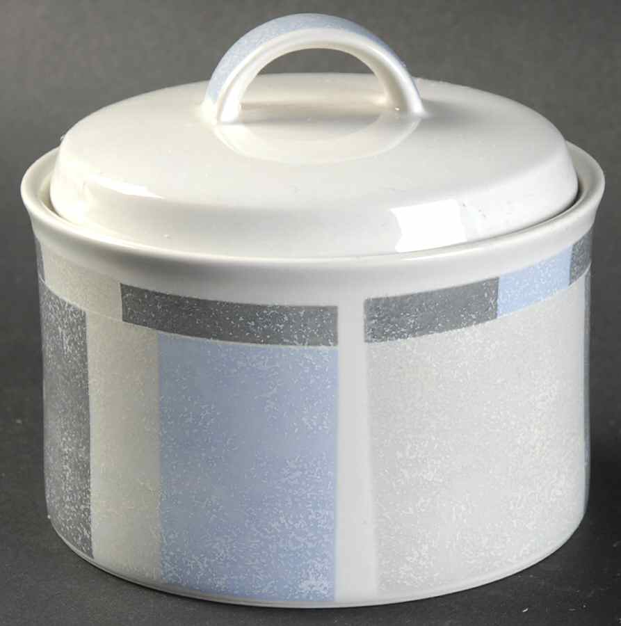 Omni Blue Sugar Bowl & Lid by Mikasa-1
