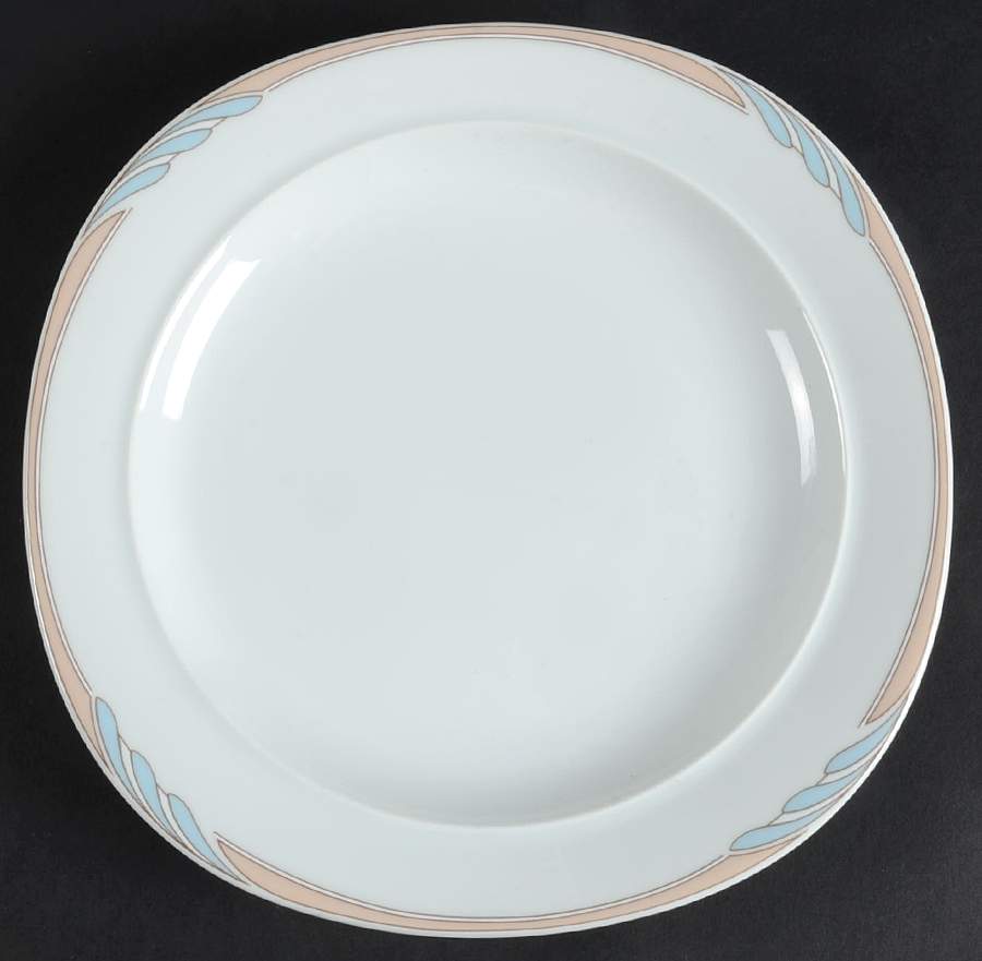 Omega Blue Peach Salad Plate by Mikasa-1