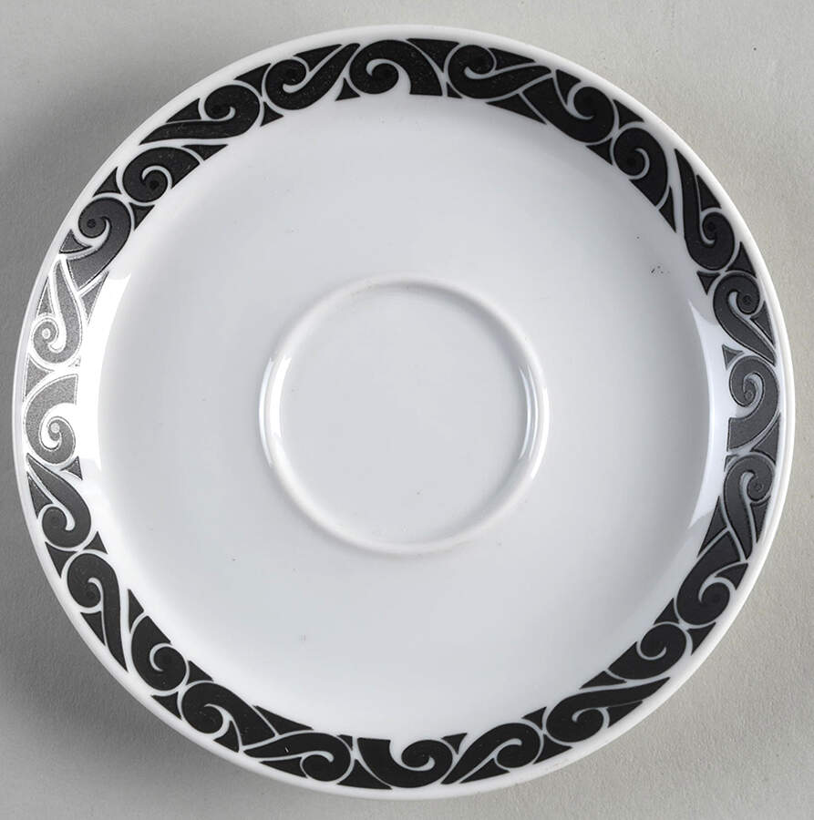 Onyx Saucer by Mikasa-1
