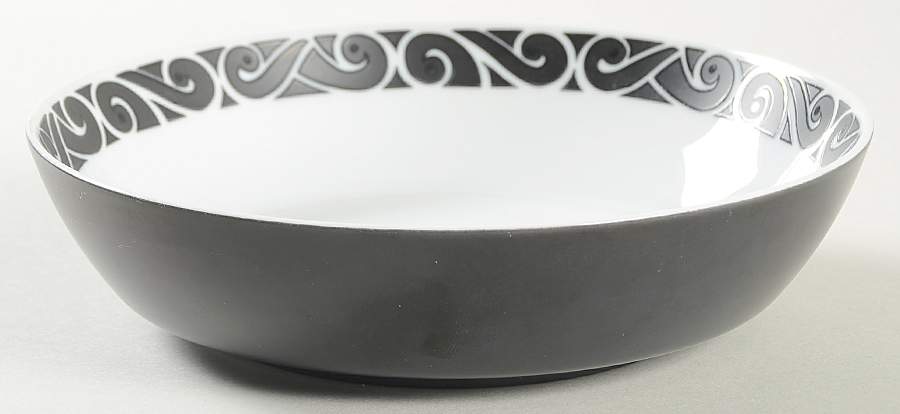 Onyx Coupe Soup Bowl by Mikasa-1
