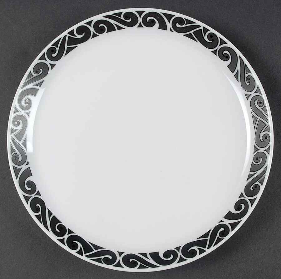 Onyx Salad Plate by Mikasa-1