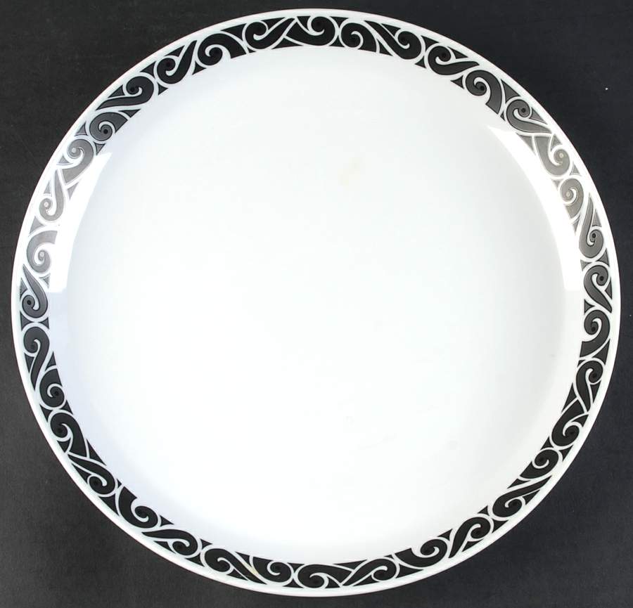 Onyx 12" Chop Plate (Round Platter) by Mikasa-1
