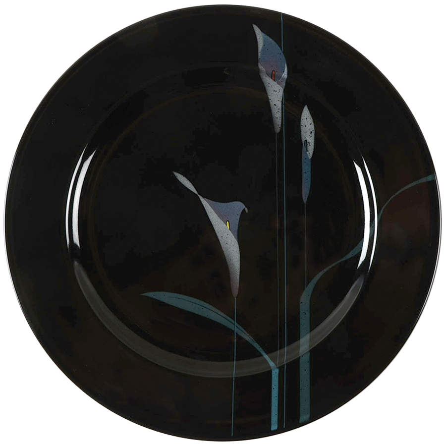 Opus Black Dinner Plate by Mikasa-1