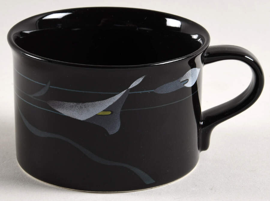 Opus Black Flat Cup by Mikasa-1