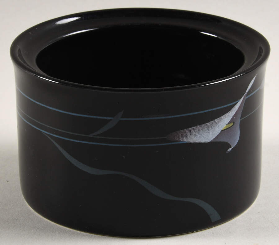 Opus Black Sugar Bowl No Lid by Mikasa-1