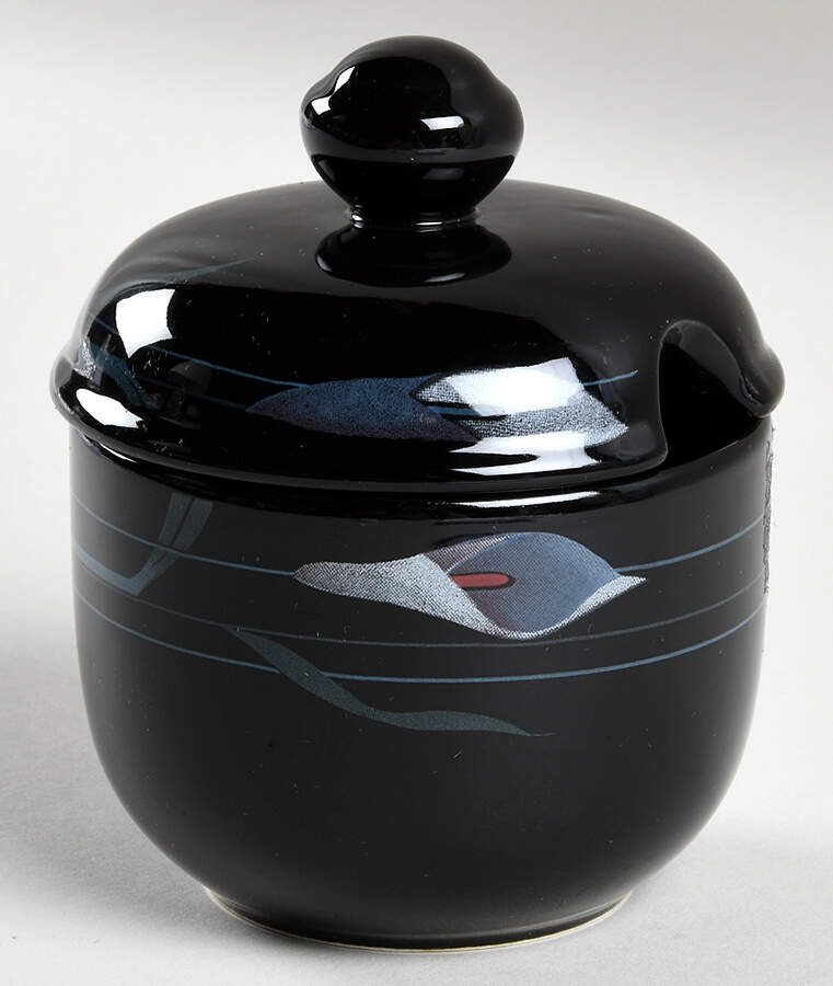 Opus Black Jam/Jelly & Lid by Mikasa-1