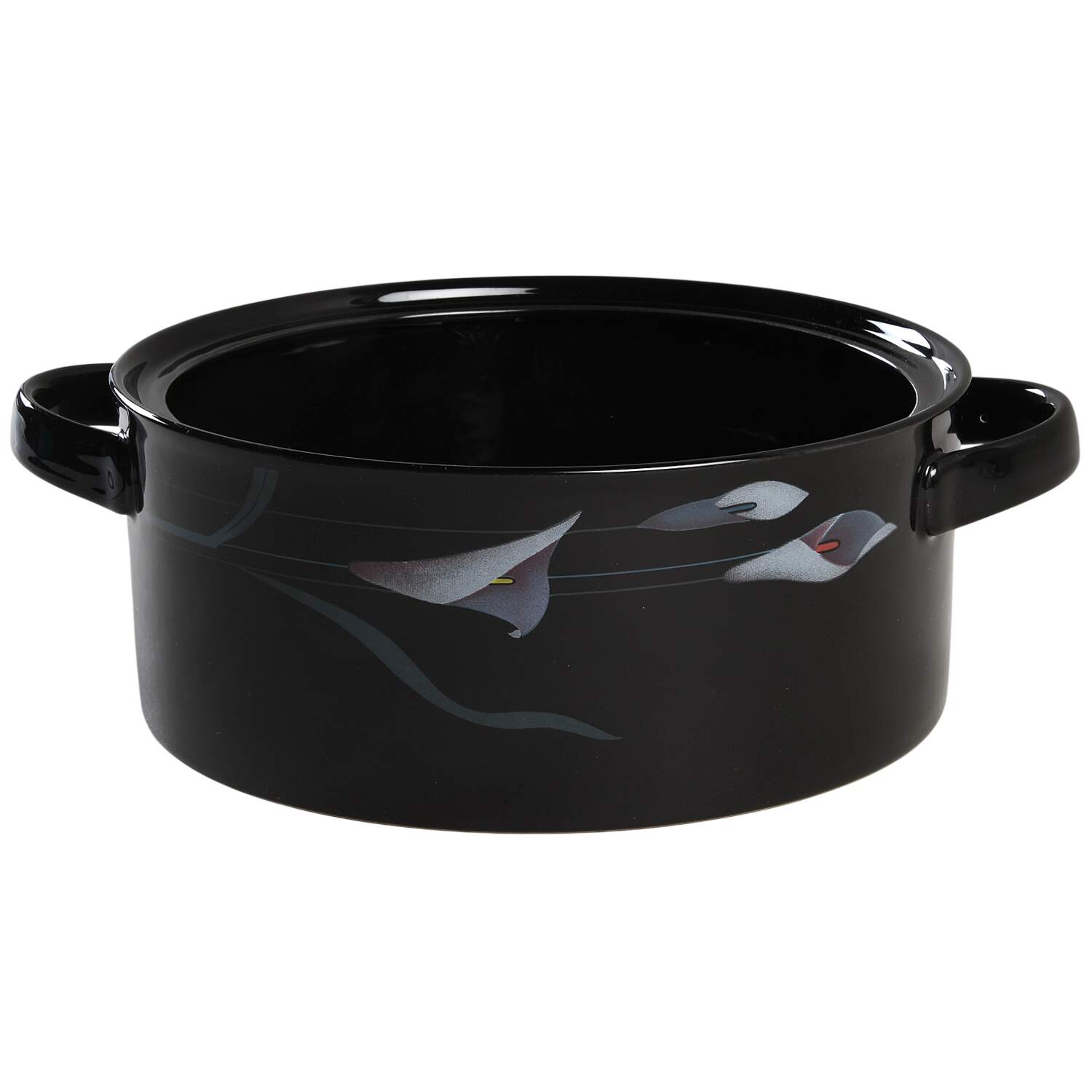 Opus Black Tureen No Lid by Mikasa-1