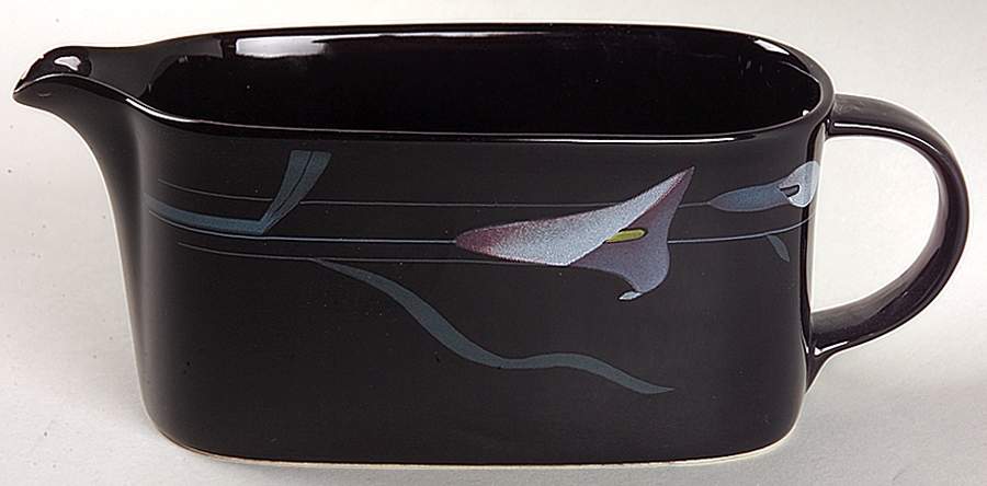 Opus Black Gravy Boat by Mikasa-1