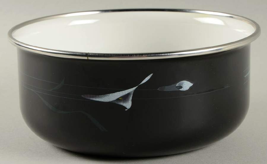 Opus Black 5 7/8" Metal Bowl by Mikasa-1