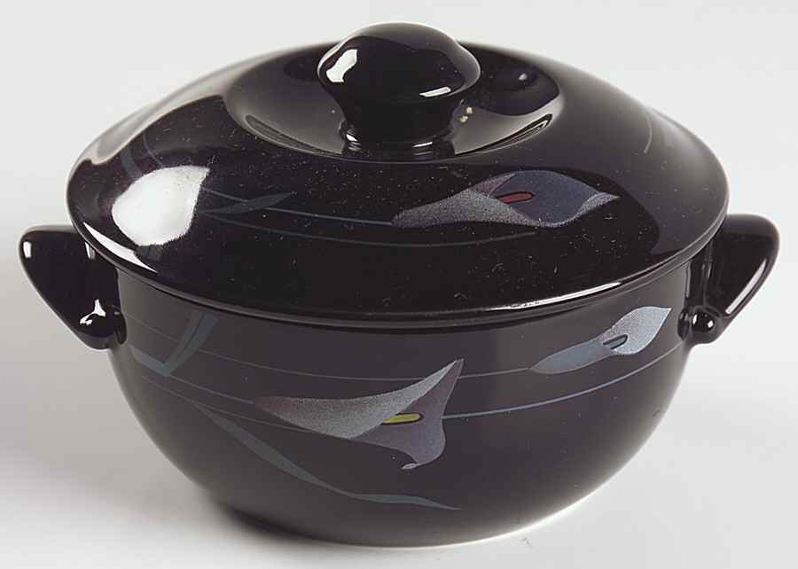 Opus Black Individual Casserole & Lid by Mikasa-1