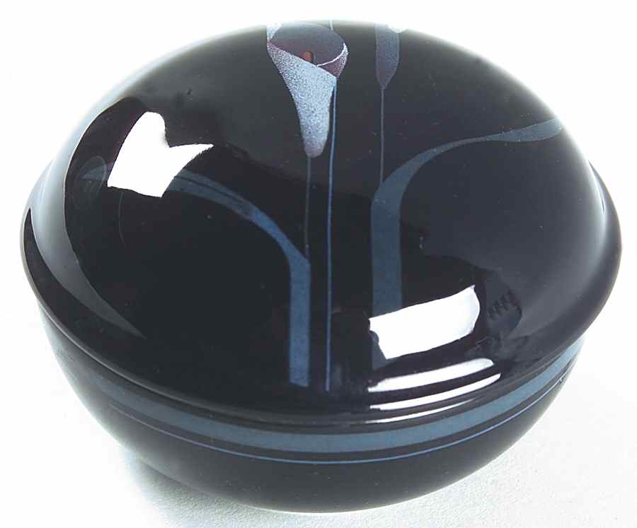 Opus Black 3" Round Box & Lid by Mikasa-1