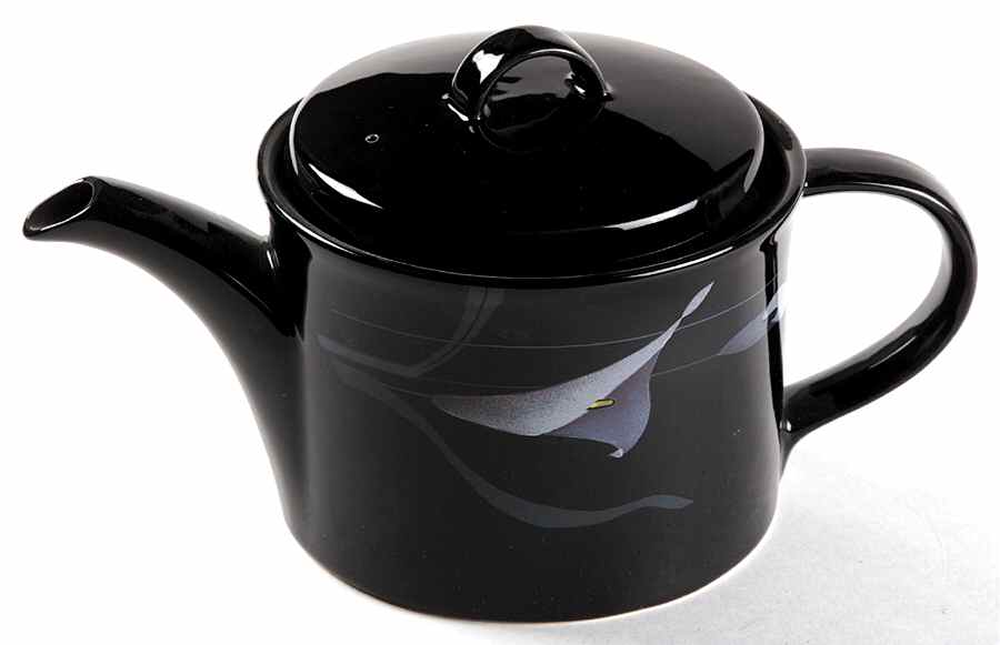 Opus Black Teapot & Lid by Mikasa-1