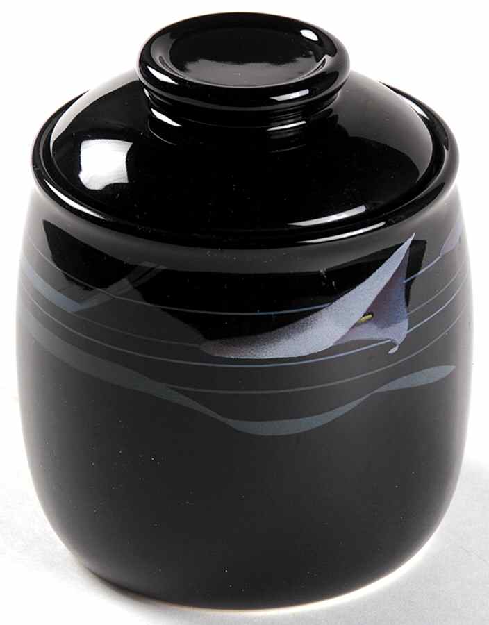Opus Black Small Canister & Lid by Mikasa-1