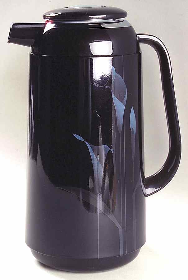 Opus Black Plastic Thermos/Carafe & Lid by Mikasa-1