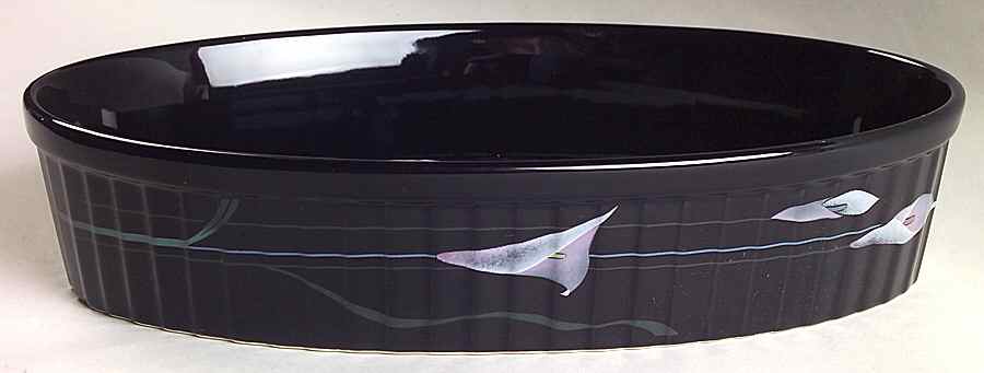 Opus Black 12" Oval Baker by Mikasa-1