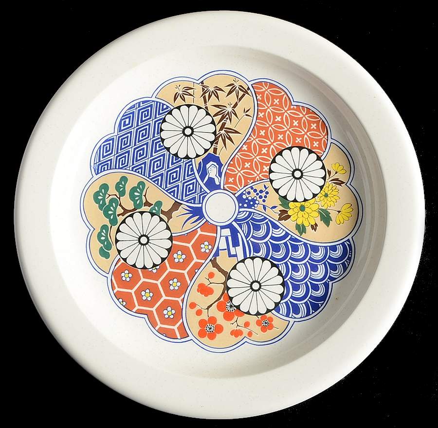 Oriental Charm 12" Chop Plate (Round Platter) by Mikasa-1