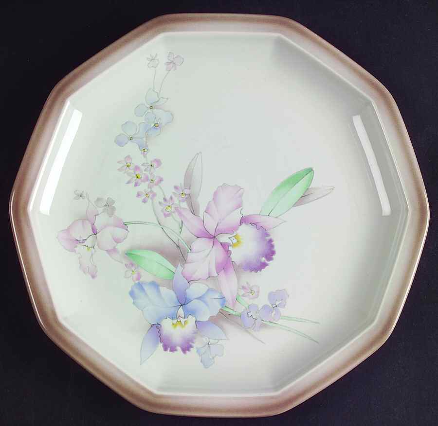 Orchids Salad Plate by Mikasa-1