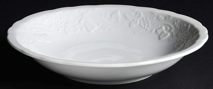 Orchard White Rim Soup Bowl by Mikasa-1