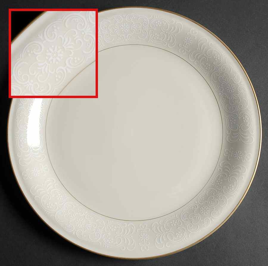 Organza Dinner Plate by Mikasa-1