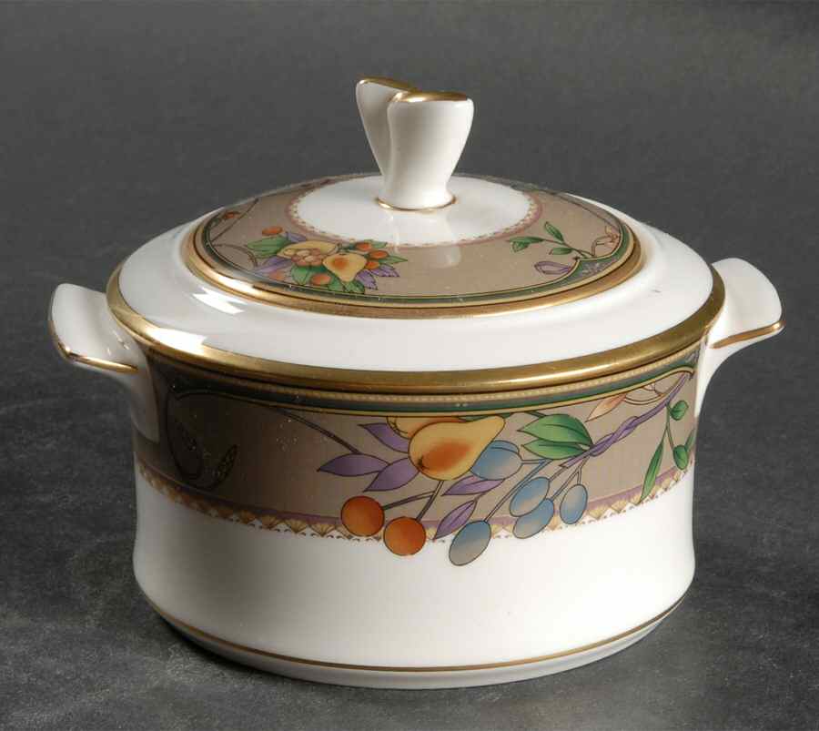 Orchard Legacy Sugar Bowl & Lid by Mikasa-1