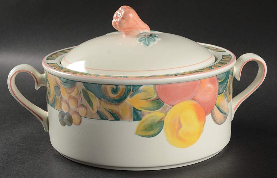 Orchard Odyssey 2.5 Qt Round Covered Casserole by Mikasa-1