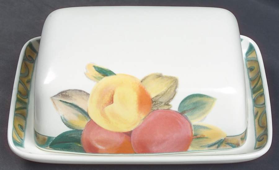 Orchard Odyssey Square Covered Butter by Mikasa-1