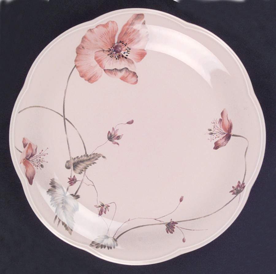 Oriental Poppy Dinner Plate by Mikasa-1