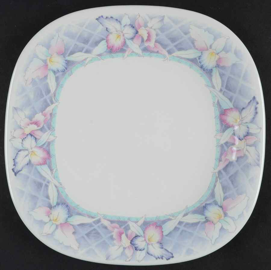 Orchid Spray Salad Plate by Mikasa-1