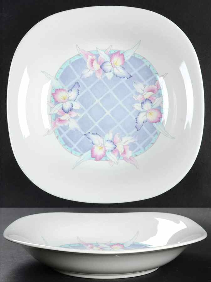 Orchid Spray Coupe Soup Bowl by Mikasa-1