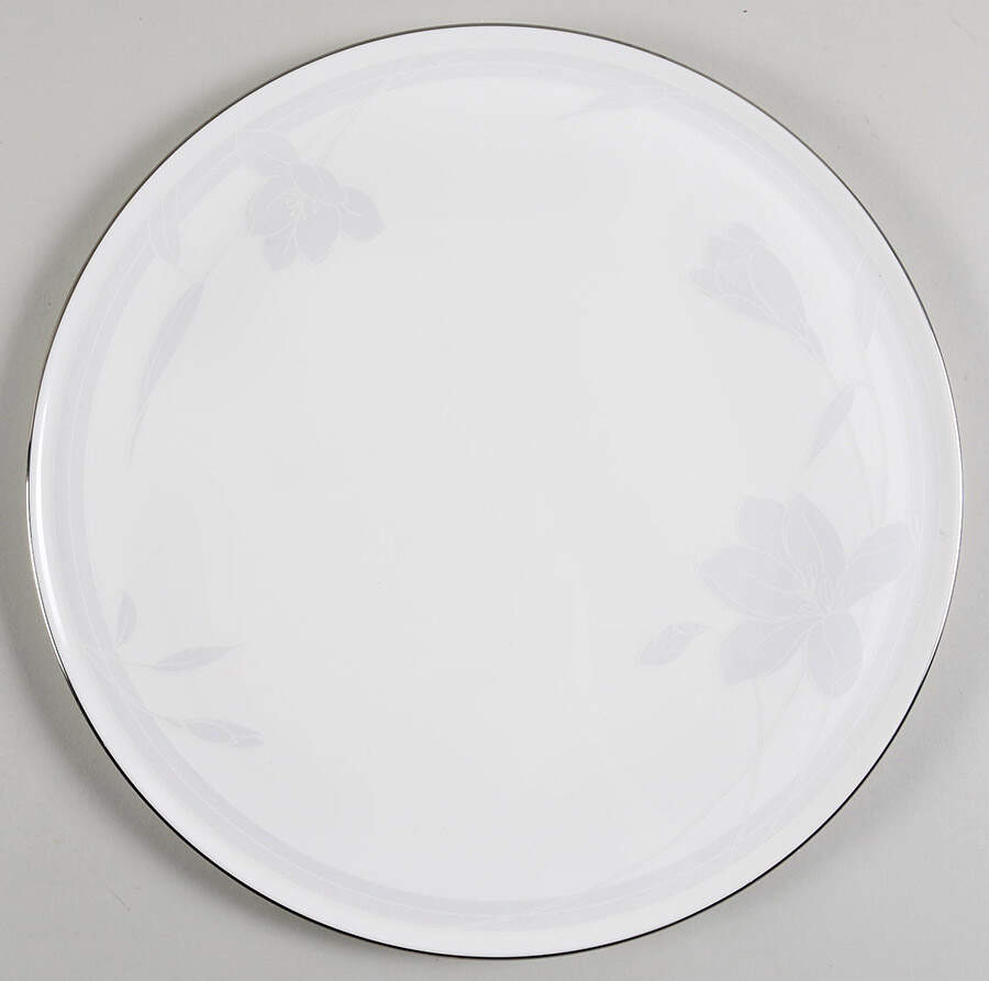 Ovation White Cake Plate by Mikasa-1