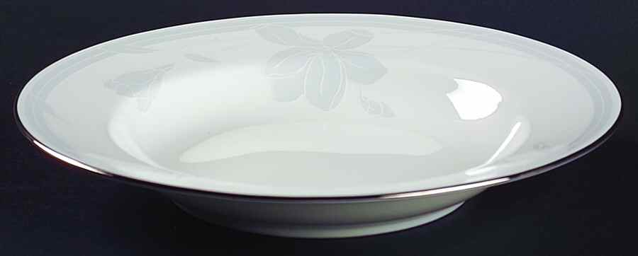 Ovation White Large Rim Soup Bowl by Mikasa-1