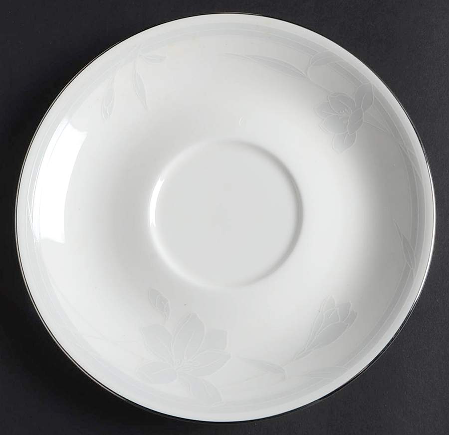 Ovation White Saucer for Bon Jour Cup by Mikasa-1