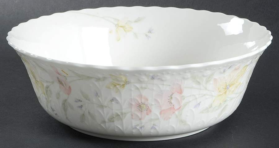 Pastel Garden 9" Round Vegetable Bowl by Mikasa-1