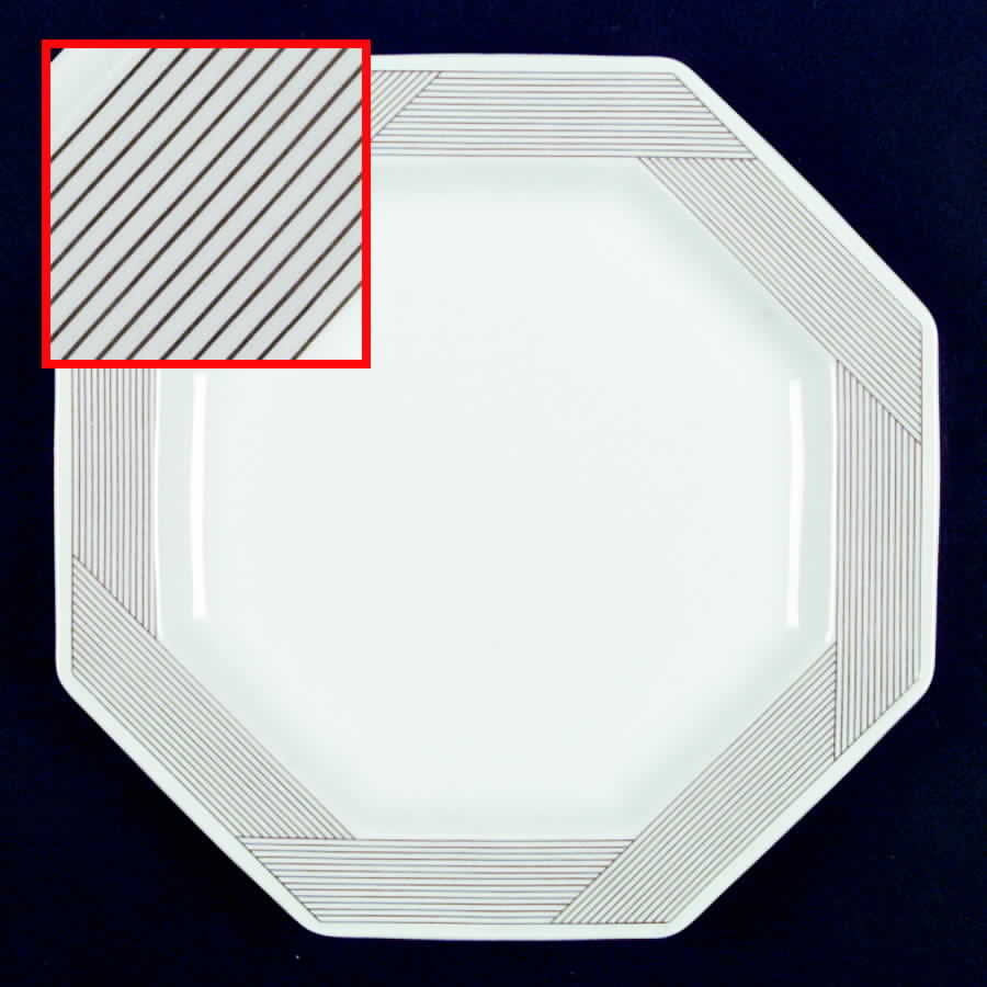 Parquet Gold Dinner Plate by Mikasa-1