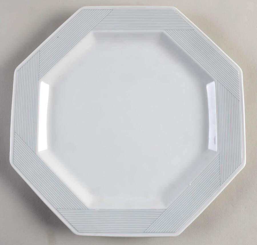 Parquet Grey 11" Chop Plate (Round Platter) by Mikasa-1