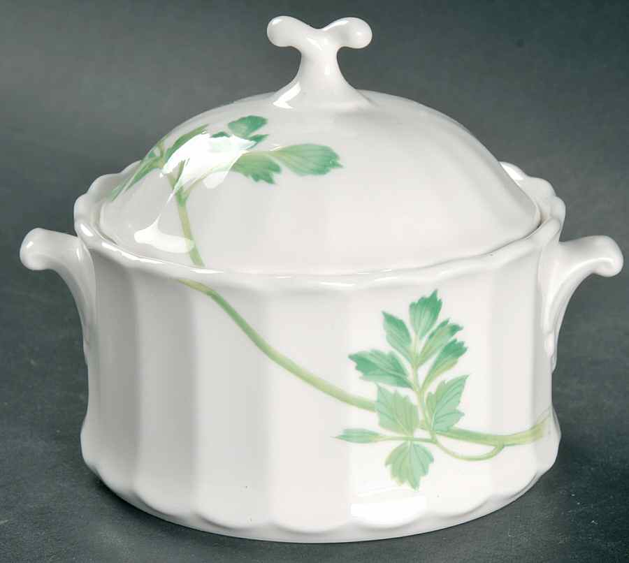 Parsley Hill Sugar Bowl & Lid by Mikasa-1