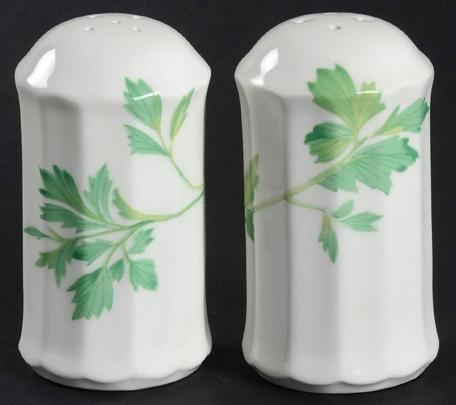 Parsley Hill Salt & Pepper Set by Mikasa-1