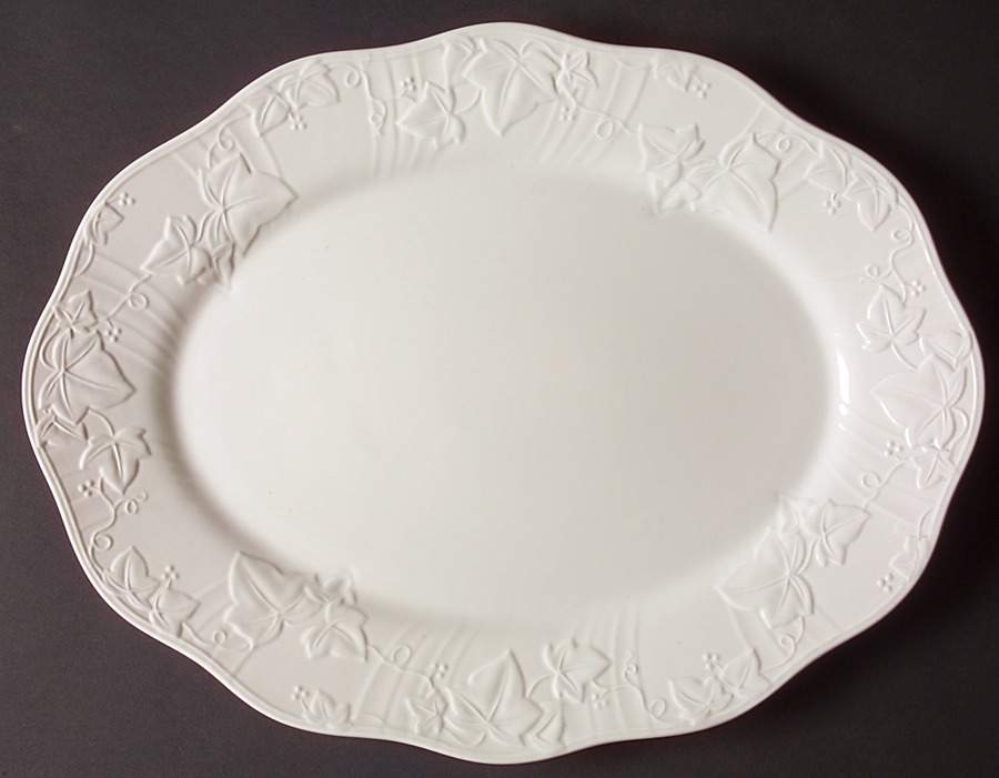 Parisian Ivy 15" Oval Serving Platter by Mikasa-1