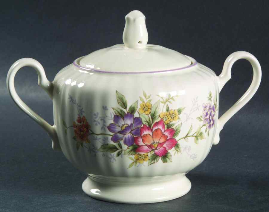 Park Lane Sugar Bowl & Lid by Mikasa-1