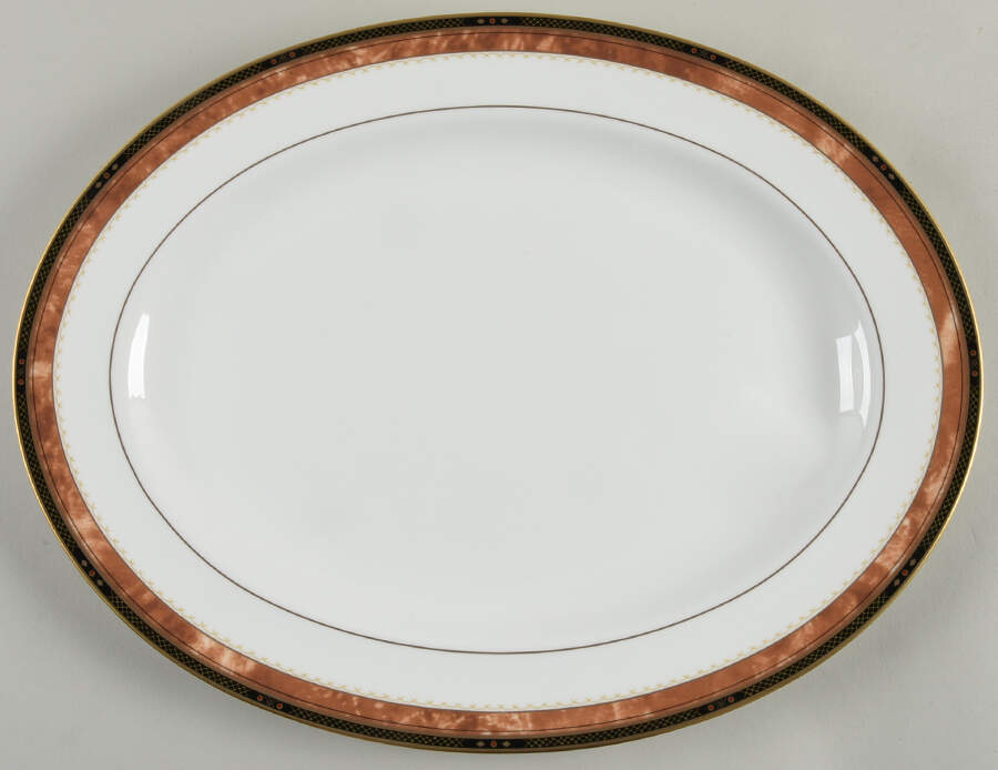 Palazzo 16" Oval Serving Platter by Mikasa-1