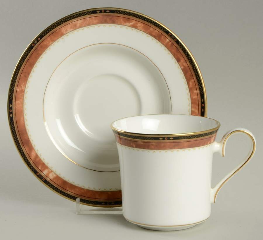 Palazzo Flat Cup & Saucer Set by Mikasa-1